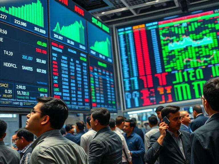 Asian stock markets rally Nikkei 225 Kospi green trading screens semiconductor artificial intelligence stocks growth