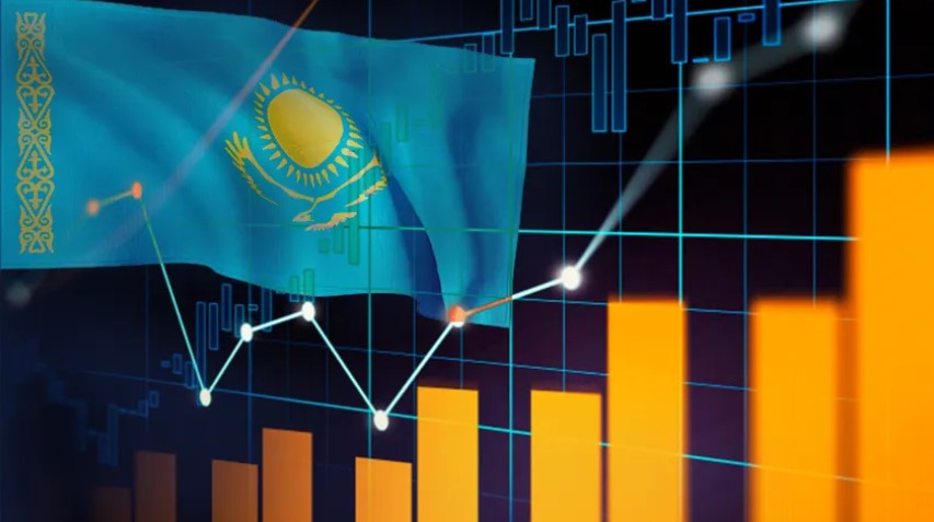 National Bank of Kazakhstan Astana building tenge currency economic growth statistics charts IMF