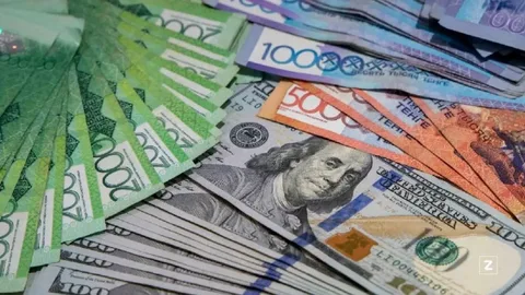Currency exchange euro dollar kazakh tenge National Bank of Kazakhstan financial stability