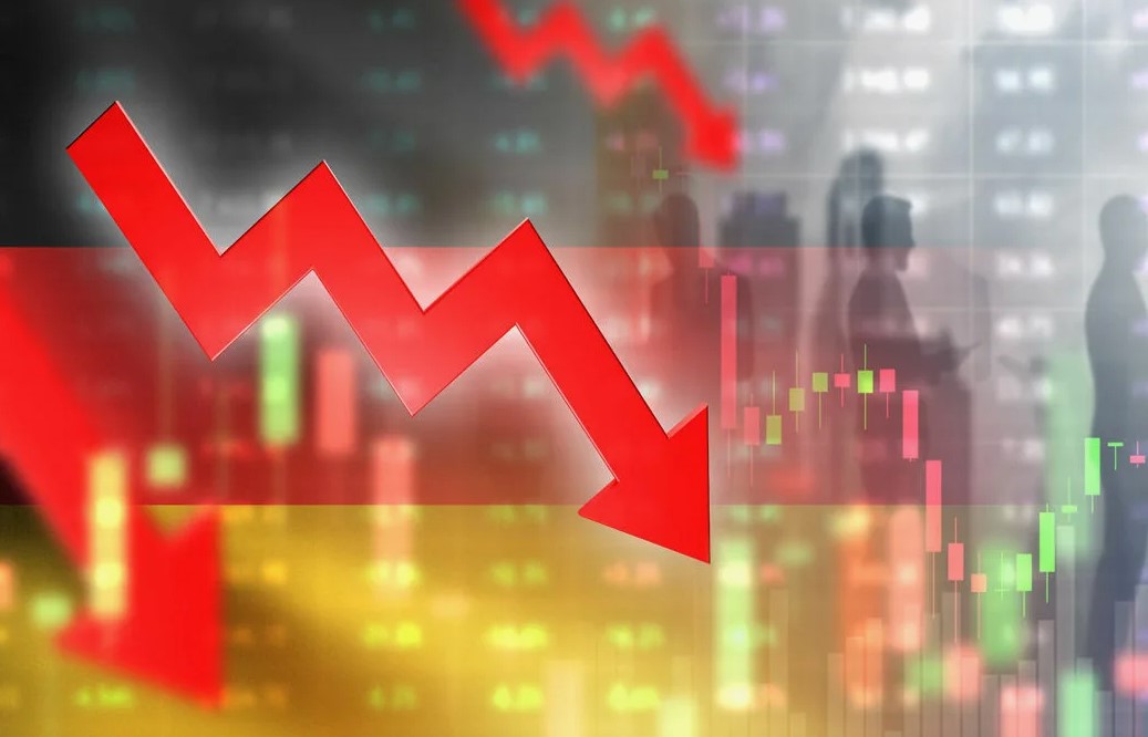 Europe ECB Germany economy decline orders production recession