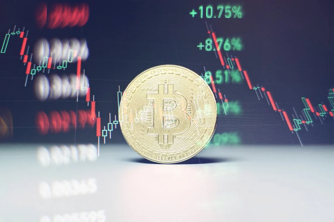 Bitcoin ethereum digital cryptocurrency coins trading app graph charts stable