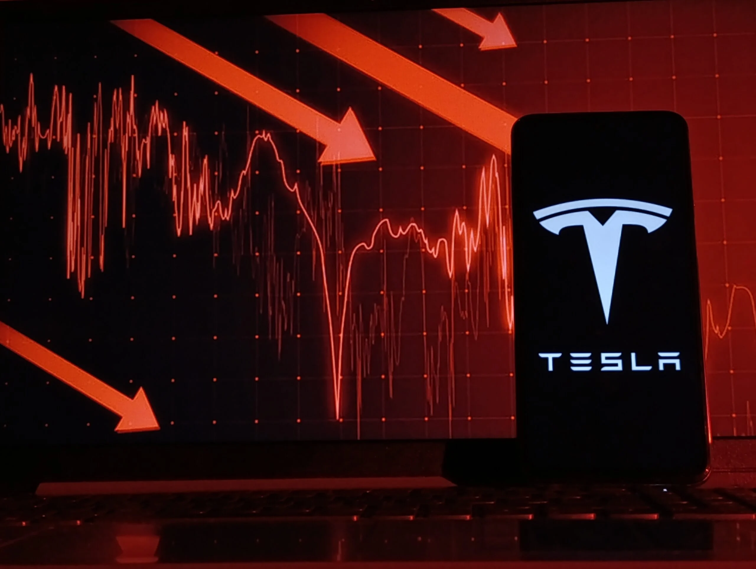 Wall street stock market drop tesla shares drop 14 percent alphabet selloff intel rise defense stocks lockheed martin